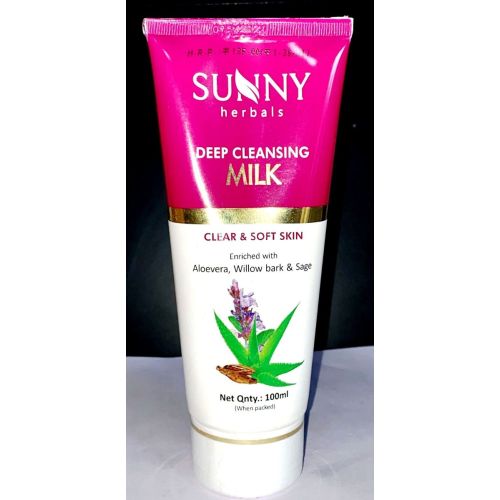 Sunny Herbals Deep Cleansing Milk (Aloevera, Willow Bark & Sage)