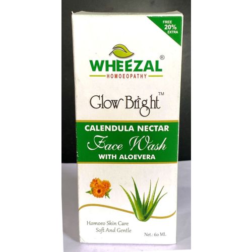 Wheezel Glow Bright (Calendula Nector Face wash with Aloevera)