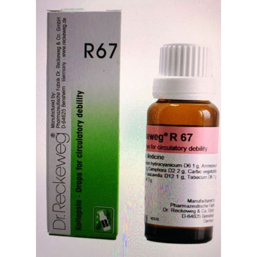 R67 Heart Circulatory Debility Drops