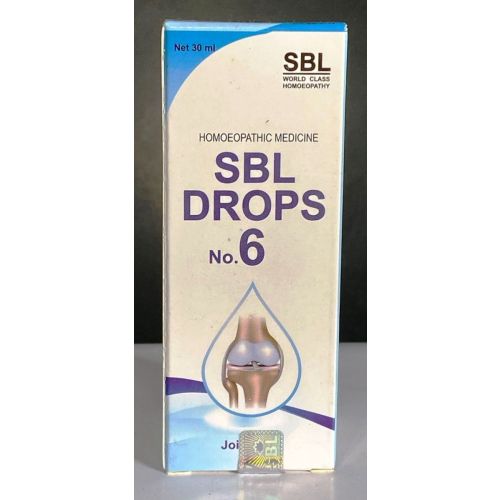 SBL Drop no. 6   Arthritis, Swelling , joint and muscle pain.