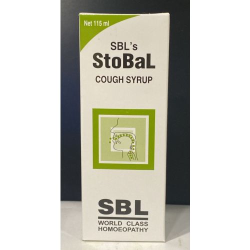 Stobal Syrup, Dry or wet cough , Irritation in throat , no Narcotics.
Available in 60 ml, 180 ml ,500 ml