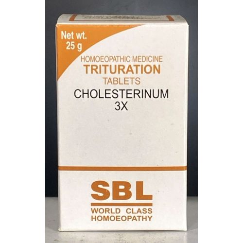 Cholesterinum 3x,6x - High Cholesterol, Renal colic, Sleep disorders ,Gallstones ,Inflammation of the Pancreas, Nausea and vomiting