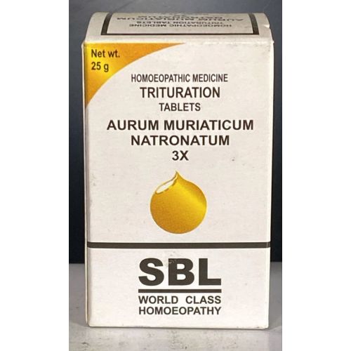 Aurum Muriaticum Natronatum 3x, 6x