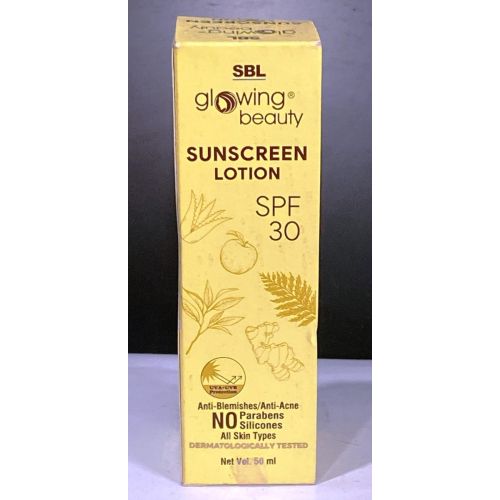 SBL Glowing Beauty Sunscreen Lotion.